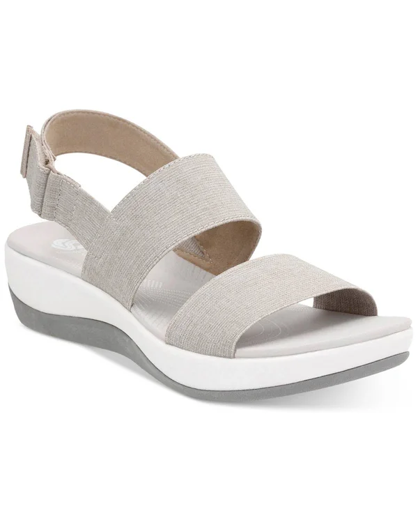 Clarks Women's Arla Jacory Open-Toe Sandals - Sand - Size 6