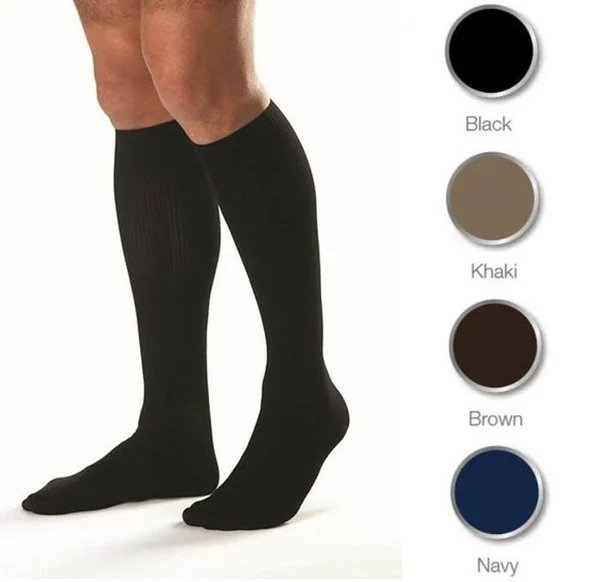 Jobst forMen Ambition SoftFit 30-40 mmHg Knee High Size 1, Regular, Black