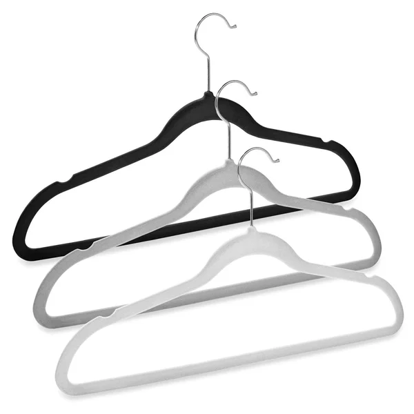 Casafield 100 Ivory Velvet Suit Hangers - Space Saving, Non-Slip & Chrome Swivel Hook for Dress Clothes, Coats, Pants, Shirt