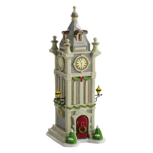 Christmas in The City Village from Department 56City Clock Tower