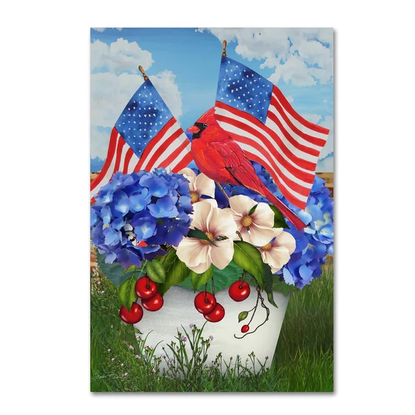 Trademark Art Jean Plout 'America The Beautiful' Gallery-Wrapped Canvas Art
