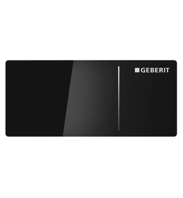 Geberit 115.635.SI.1 Sigma8 Remote Dual Flush Actuator - White Glass