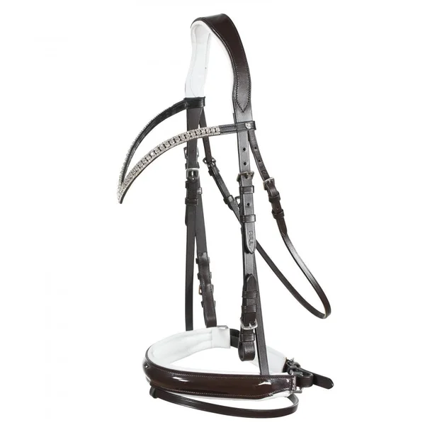 Horze Grayson Snaffle Bridle Pony, Dark Brown