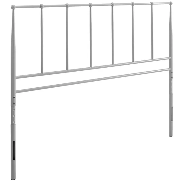 Modway Kiana Queen Metal Stainless Steel Headboard - Gray