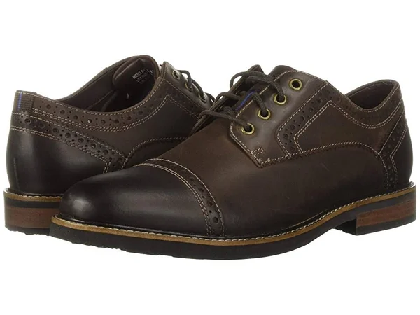 Men's Nunn Bush Overland Cap Toe Oxford - Size: 7, Brown