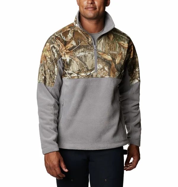 Columbia Mens PHG Fleece Overlay 1/4 Zip