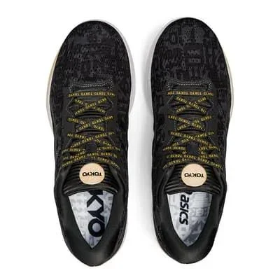Asics GlideRide Running Shoes Black Yellow White - 44.5