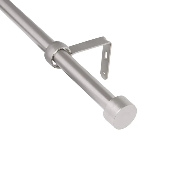 Umbra Cappa Double Solutions Curtain Rod Set Finish: Nickel, Size: 3.5x22 H x 4x22 W x 145.5x22 D