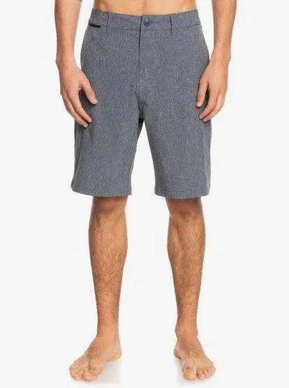 Quiksilver Union Heather Amphibian Hybrid Shorts - Navy Blazer - 42