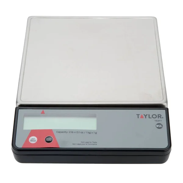 Taylor TE2FT 2 lb. Compact 7 1/8x22 x 7 1/8x22 Digital Portion Control Scale