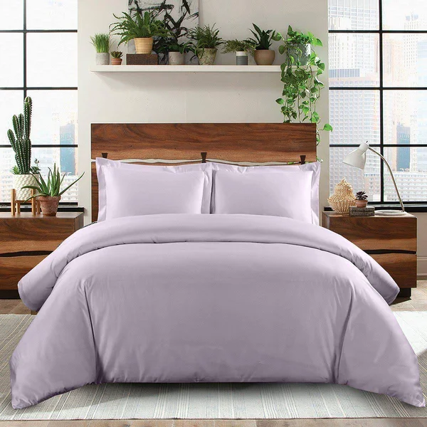 Solid 600TC Duvet Cover Set King/Calking - Sage