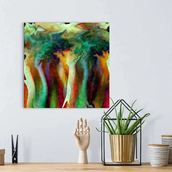 Opulent Foliage, Canvas Wall Art, 16x16, Great Big Canvas