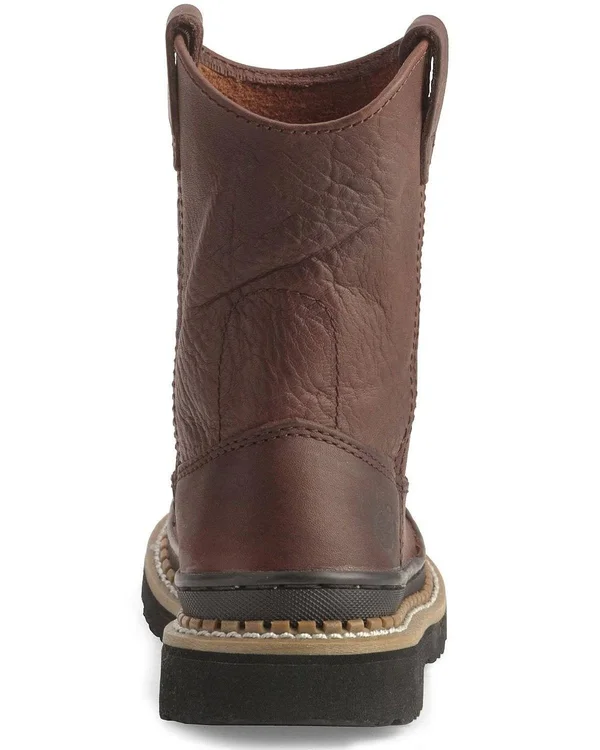 Georgia Boots Georgia Boot Kids& Little Giant Wellington, Brown