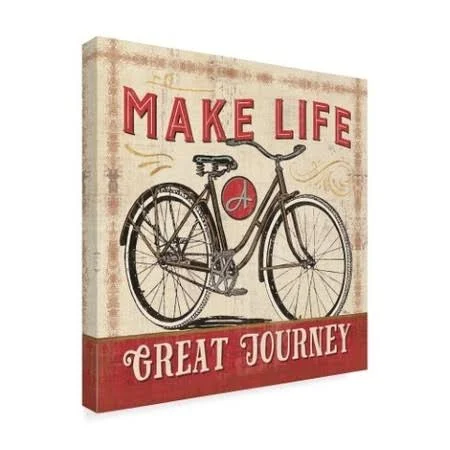 Trademark Fine Art 'A Great Journey IV' Canvas Art by Pela Studio - Size: 18 x 18