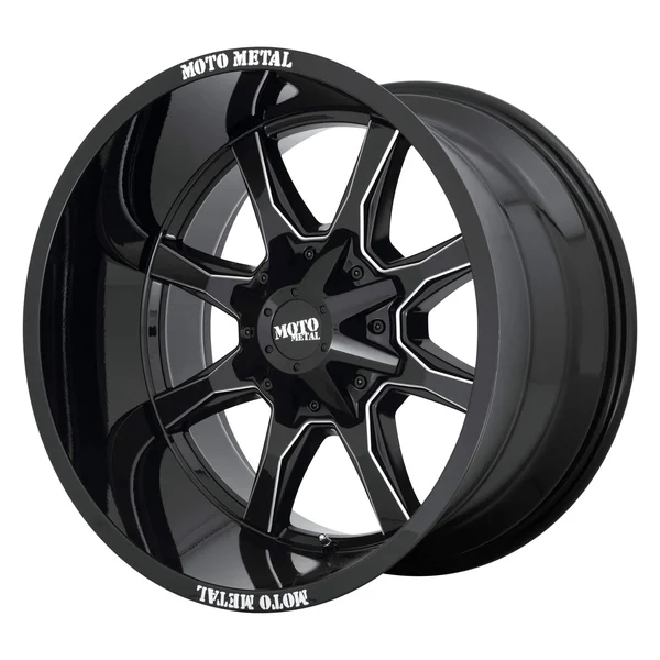Moto Metal MO970290783B18 - MO970 20x22 Gloss Black
