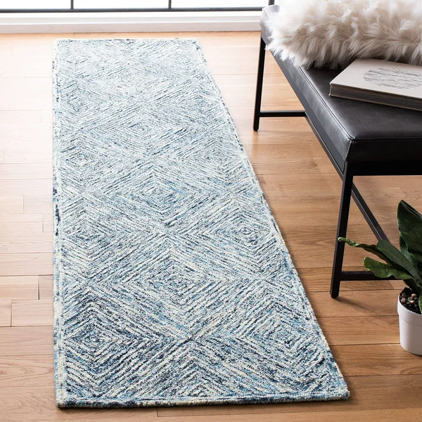 Safavieh Capri Rug Collection CPR207A - Ivory - Blue - 2&-3x22 x 9&
