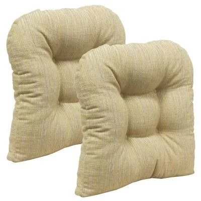 Non-Slip Indoor Dining Chair Cushion Charlton Home Fabric: Sand Natural