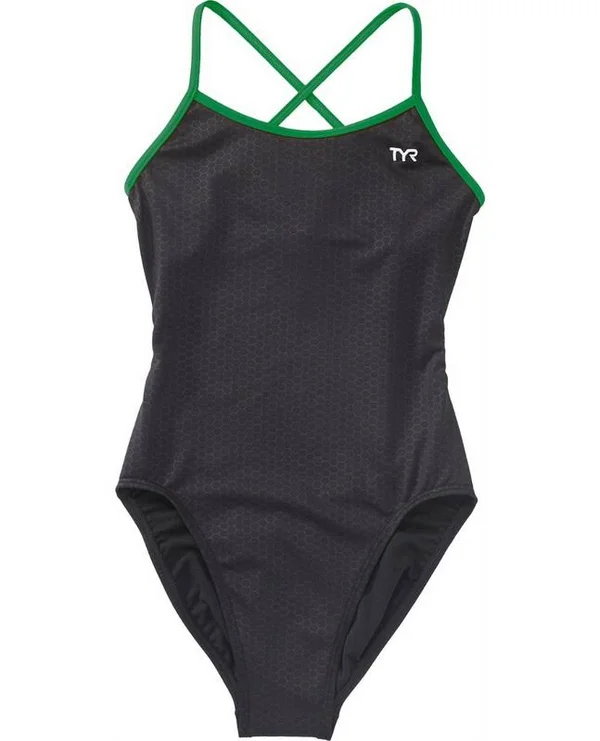 TYR Girls Hexa Trinityfit Swimsuit THEX7Y Black 24