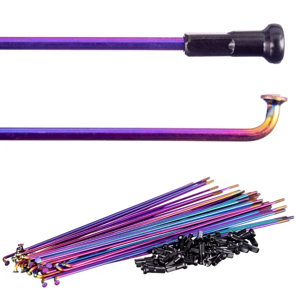 Blank PG BMX Spokes Rainbow 192mm Rainbow Spokes