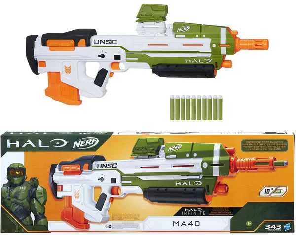 Nerf Halo MA40 Motorized Dart Blaster