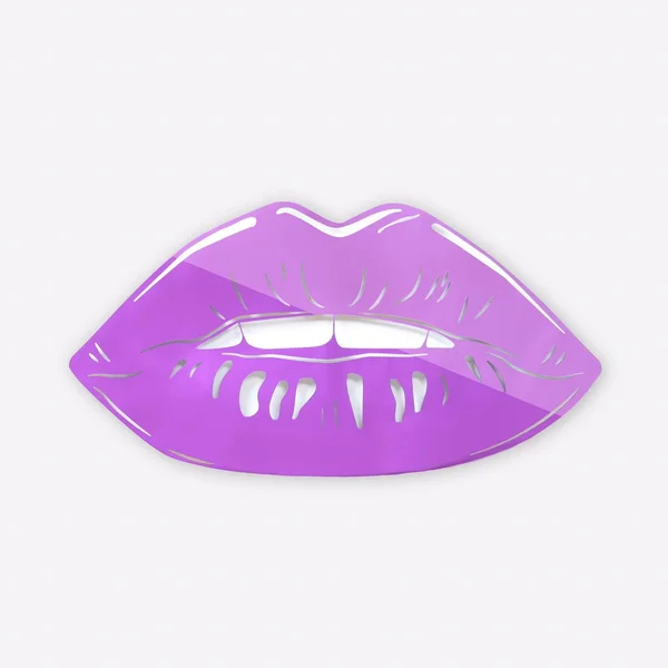 Lips Mirrored Wall Art Silver, Acrylic Wall Art, Dormify