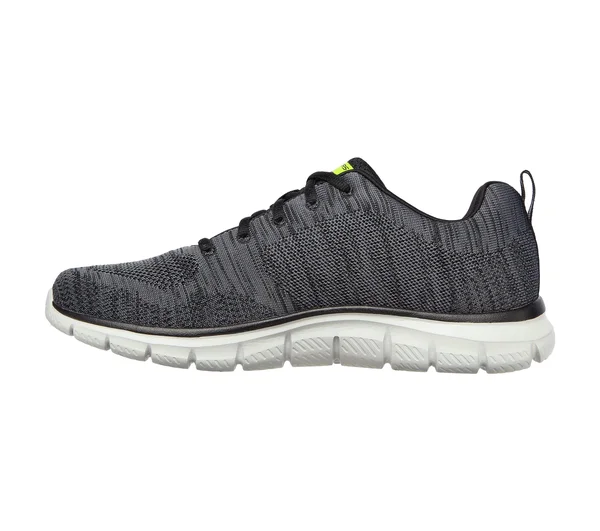 Skechers Men's Track - Front Runner Sneakers - Charcoal/Black, 10.5