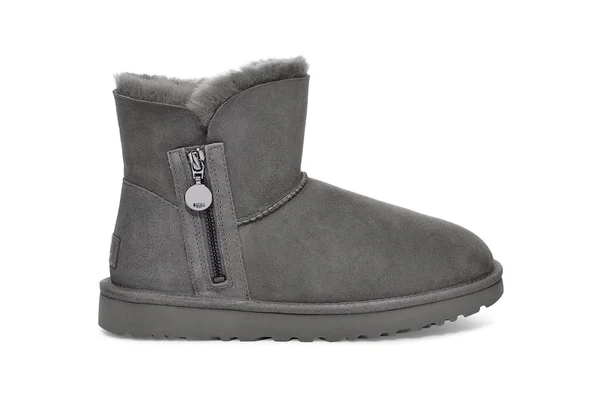 Ugg Women's Bailey Zip Mini Sheepskin 1112481 - 9 - Grey