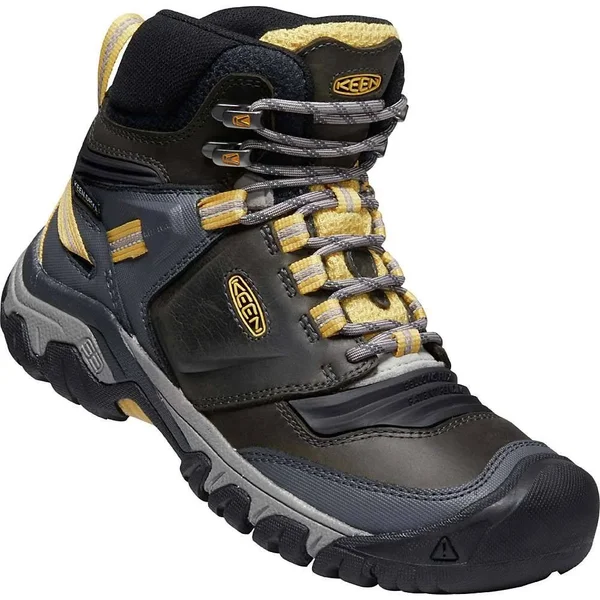 Keen Women's Ridge Flex Mid Waterproof Boot - 8 - Magnet - Ochre
