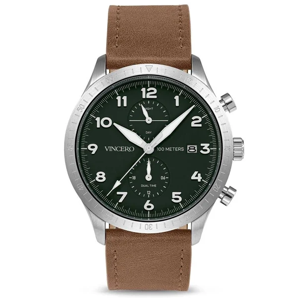 Vincero The Altitude - Silver/Pine Sil-For-A12