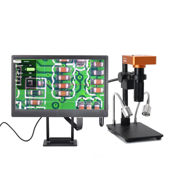HAYEAR Full HD 1080p 60fps 2K 21MP HDMI USB Industrial Electronic Digital Video Microscope Camera Magnifier for Phone CPU PCB Re