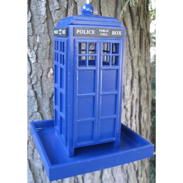 Home Bazaar Police Call Box Feeder