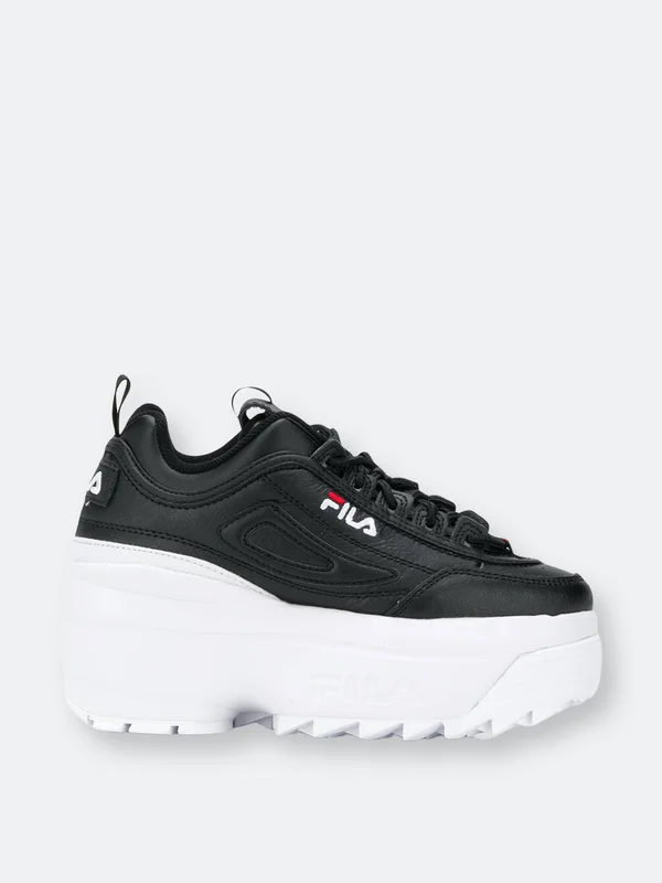 Fila Women's Disruptor II Wedge &Black - White&
