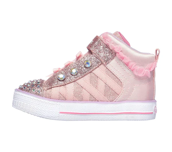 Skechers Girls Infant Shuffle Lite-Adore-A-Ball Light Up Sneaker