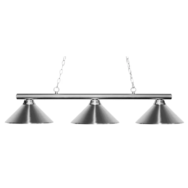 Z-Lite 155-3CH-MCH Sharp Shooter 3-Light Island/Billiard - Chrome