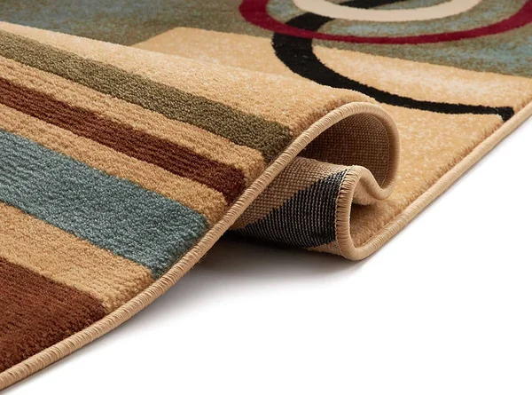 Well Woven Barclay Arcs & Shapes Modern Abstract Geometric Ivory 6&7 inch x 9&6 inch Area Rug