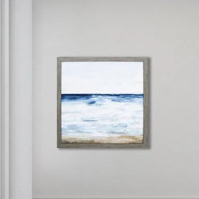 'Ocean I' Framed Print Highland Dunes