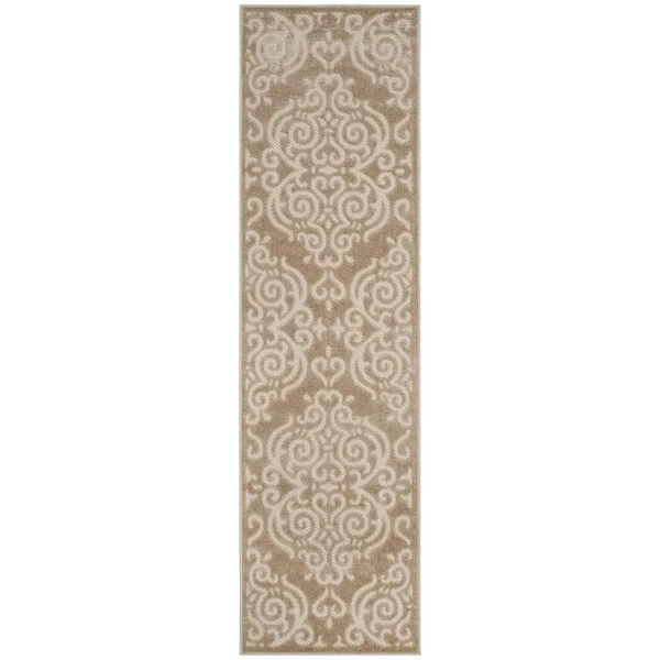 Safavieh Cottage COT932L 5&3x22 x 7&7x22 Light Beige - Cream Area Rug