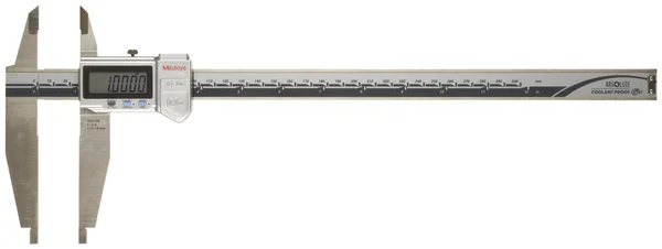 Mitutoyo Absolute 551-341-10 Digital Caliper - Stainless Steel, Battery Powered, Inch/Metric, NIB Style Jaw, 0-12x22 Range, +/-0.