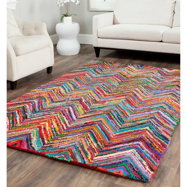 Safavieh Nantucket NAN141C 2&3x22 x 12&0x22 Runner Blue, Multi Area Rug