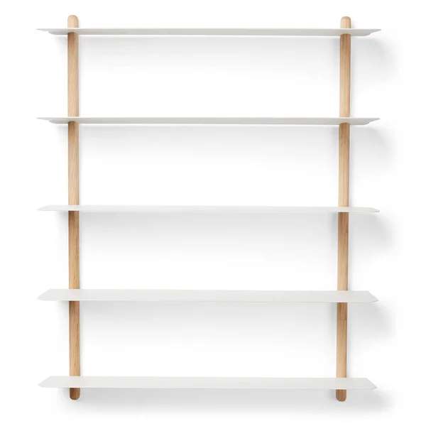 Gejst - Nivo Wall Shelf E - Light Oak, White