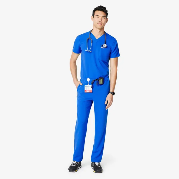 Figs Mens Royal Blue Pisco - Basic Scrub Pants
