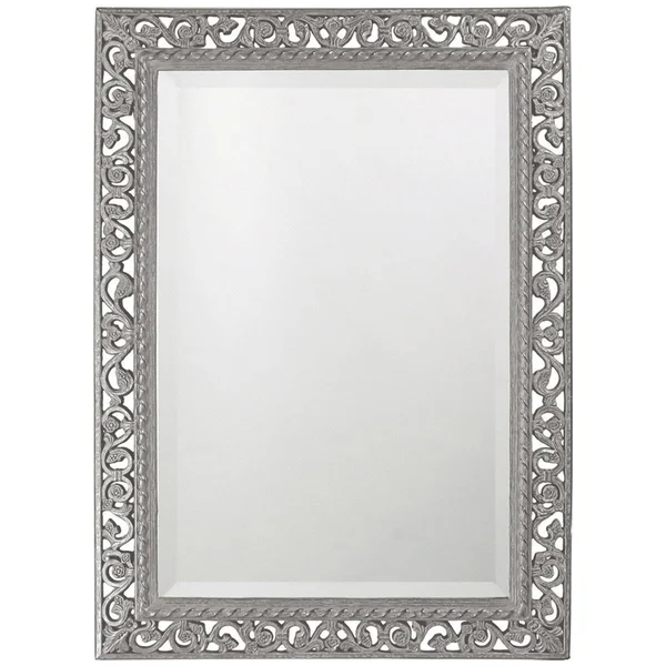 Howard Elliott Rectangle Bristol Glossy Charcoal Gray Mirror - 6041CH