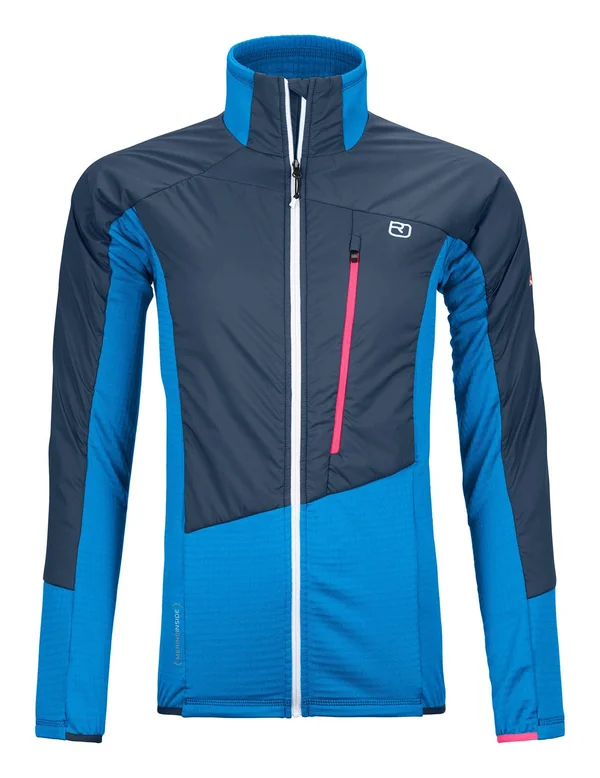 Ortovox Westalpen Swisswool Hybrid Jacket - Women's Safety Blue, M
