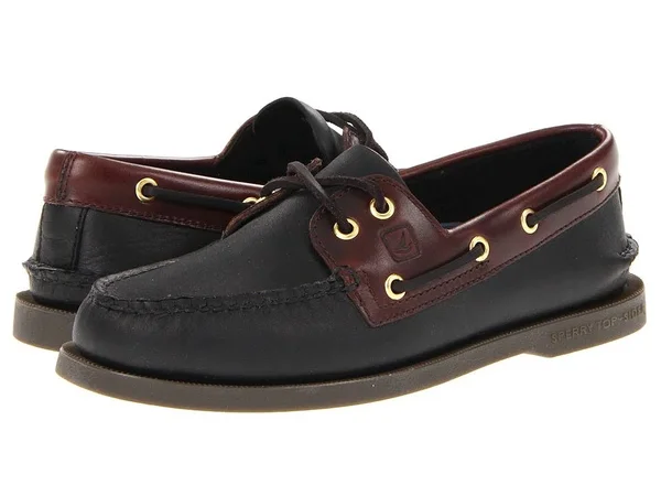 Men's Sperry &Authentic Original& Boat Shoe, Size 8 W - Black