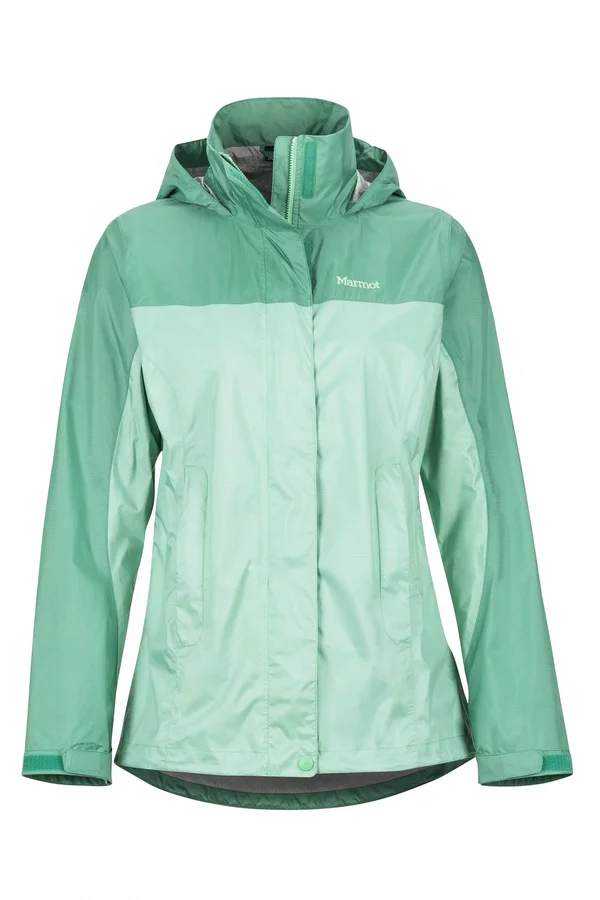 Marmot Women's PreCip Eco Jacket - Xs - Double Mint, Verde