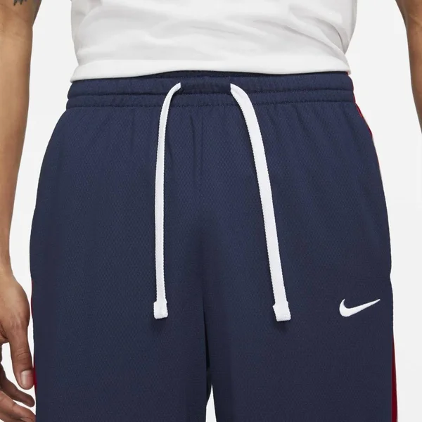 Nike Men's Dri-Fit Elite Stripe Basketball Shorts - XXL, Blue
