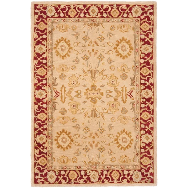 Safavieh Anatolia Ivory & Red Area Rug; 3& x 5&