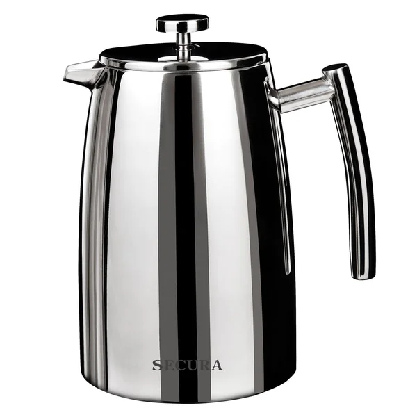 Secura 1500ml French Press Coffee Maker - 50-Ounce, Stainless Steel 18/10 Extra