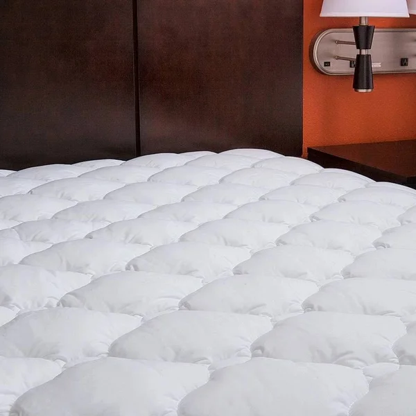eLuxury Five Star Mattress Pad with Fitted Skirt - Queen