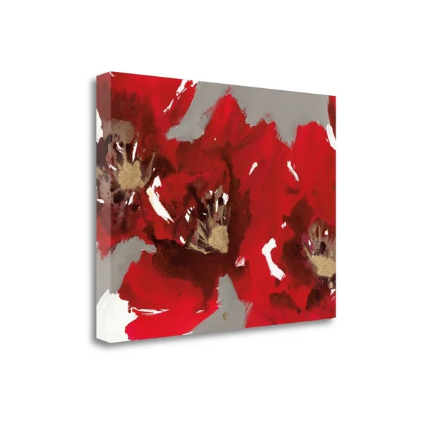 35x22 x 45x22 Red Poppy Forest I by Natasha Barnes Fine Art Giclee Print